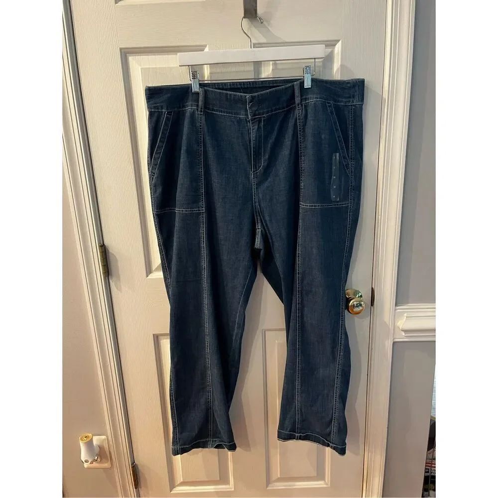 Lane Bryant Loose Leg Front Pocket Trouser Jeans sz 20 NWT
